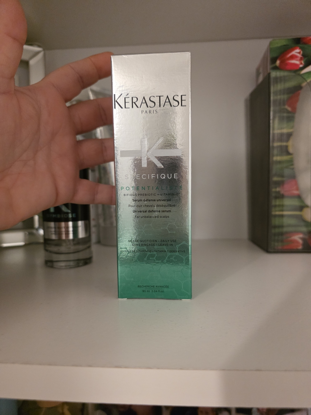 Kerastase Specifique Potentialiste Serum - silver and green